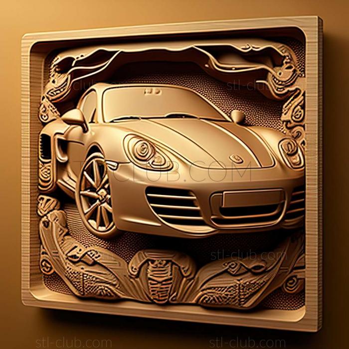 3D мадэль Porsche Boxster (STL)